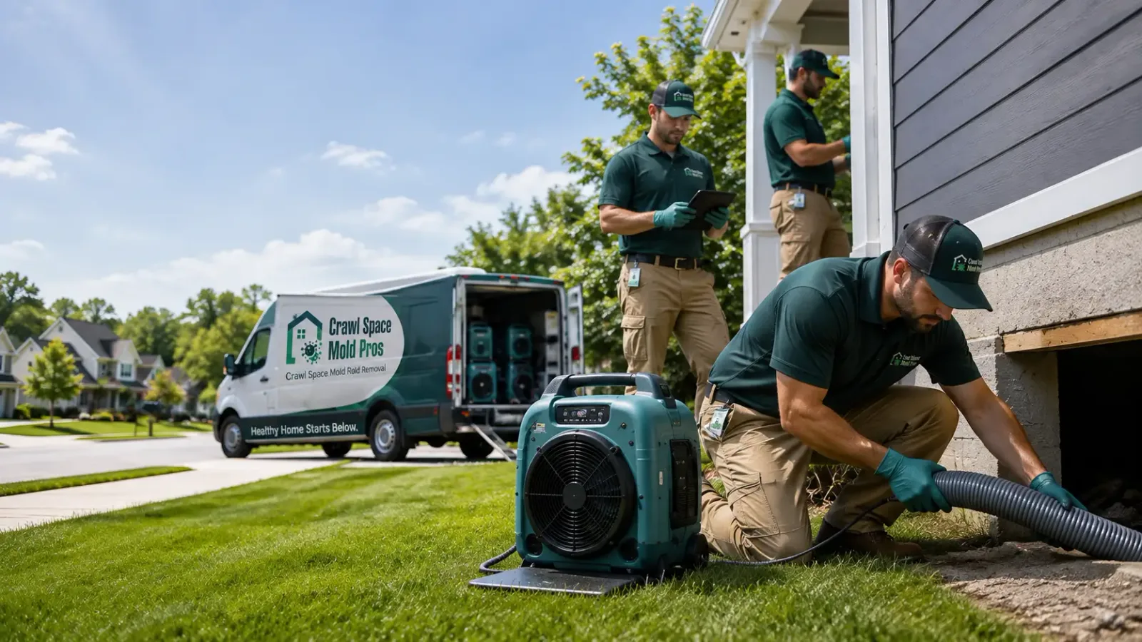 Crawl Space Mold Removal in Baldwin, MI
